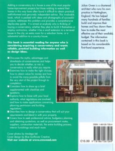 rear of hardback book