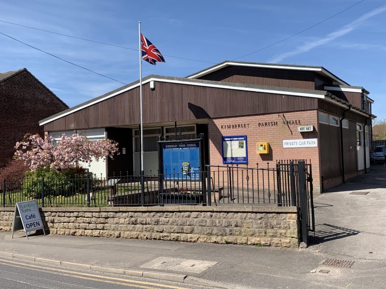 A photo of the former Kimberley Parish hall - now demolished